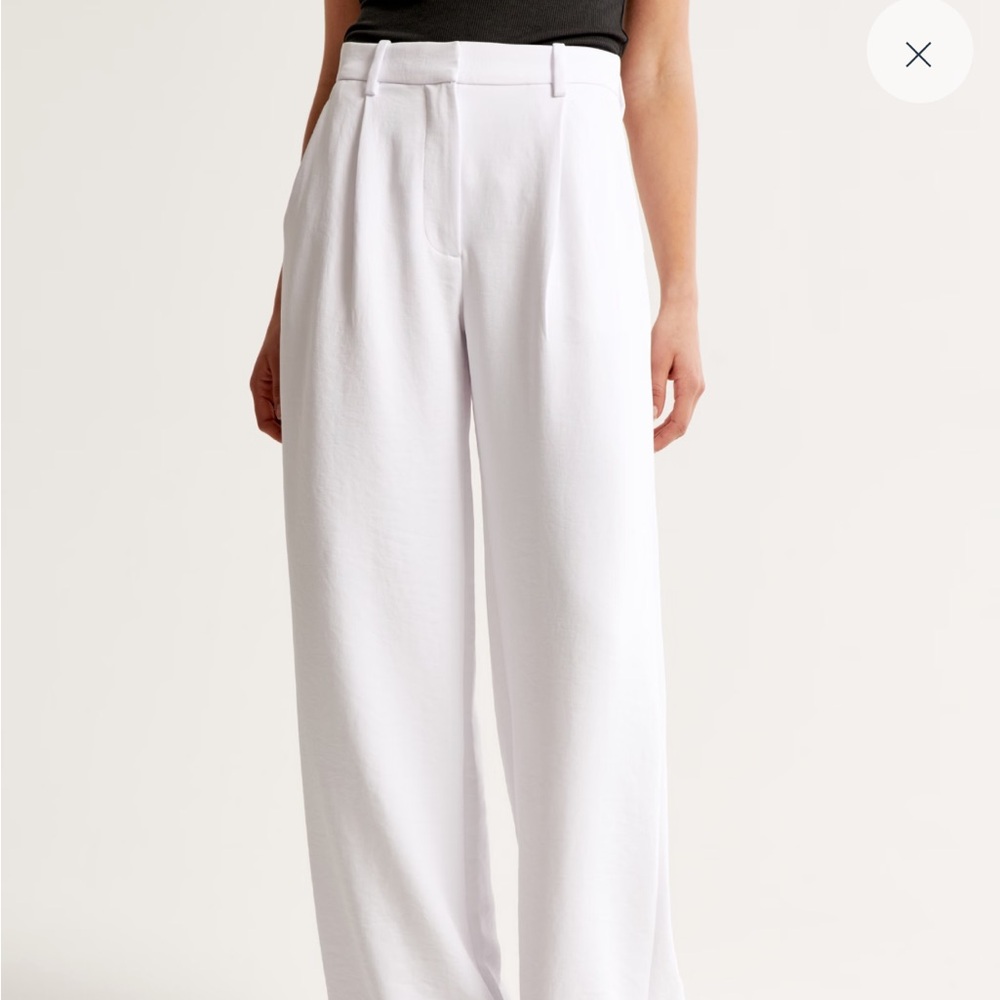 NWT Abercrombie A&F Harper Tailored Premium Crepe Pant